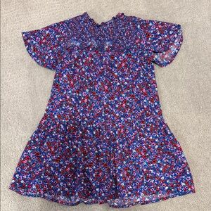 Next Blue and Red Floral Dress size 6